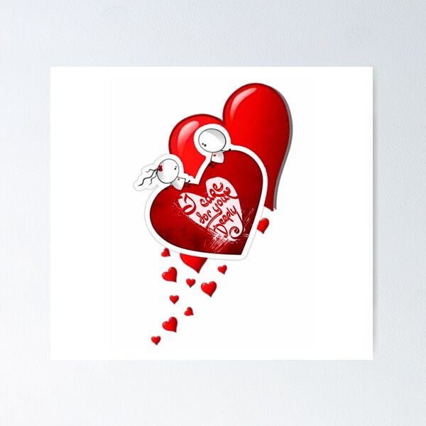 Item preview, Valentine - I Care For You Deeply designed and sold by TrendySpace.
