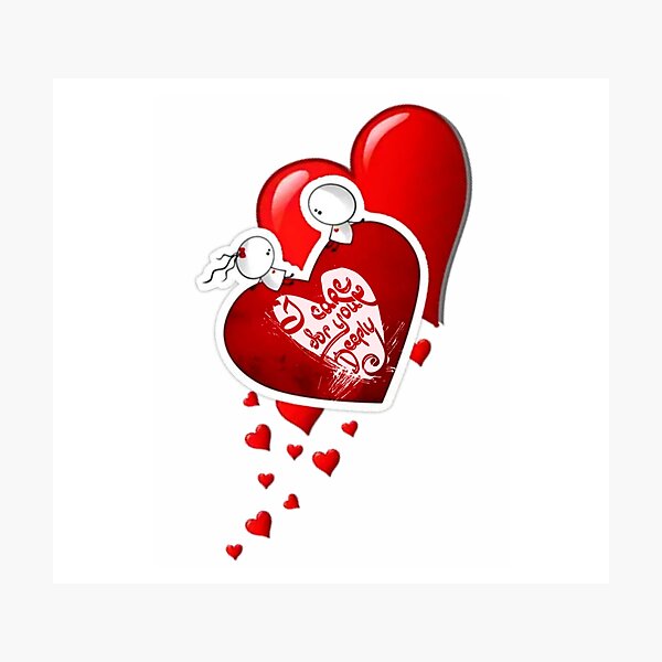 Aperçu de l'œuvre Valentine - Je prends soin de toi profondément créée et vendue par TrendySpace.