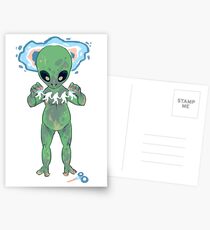 Alien Craft Postcards