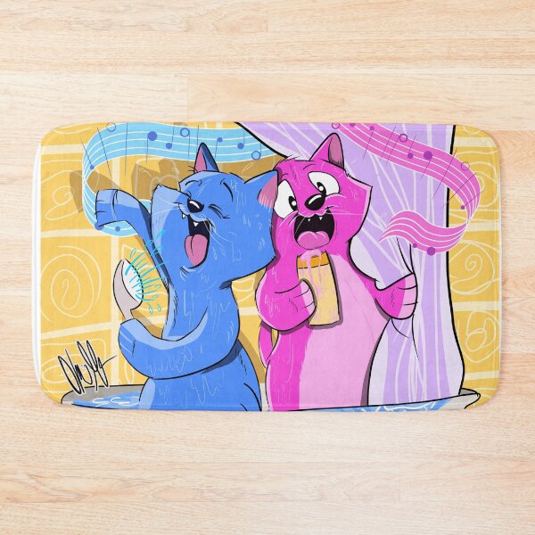 Item preview, Meowing in the Shower designed and sold by Lattovelara.