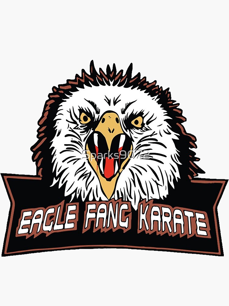 "Eagle Fang Karate " Sticker by Sparks9072 | Redbubble