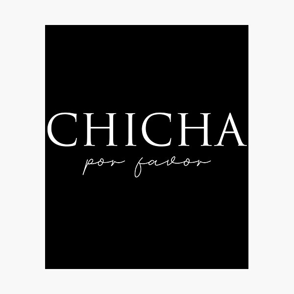 Item preview, Chicha Por Favor designed and sold by CrudoMerch.