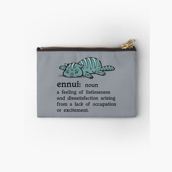 Item preview, ENNUI KITTY/ busy doing nothing  designed and sold by sandpiperstudio.