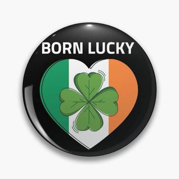 Item preview, St. Patricks Day 2021 Born Lucky designed and sold by joabaj.