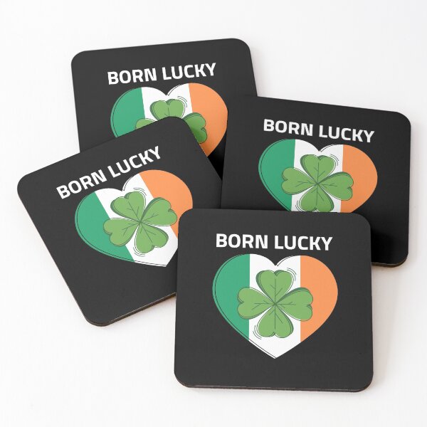 Item preview, St. Patricks Day 2021 Born Lucky designed and sold by joabaj.