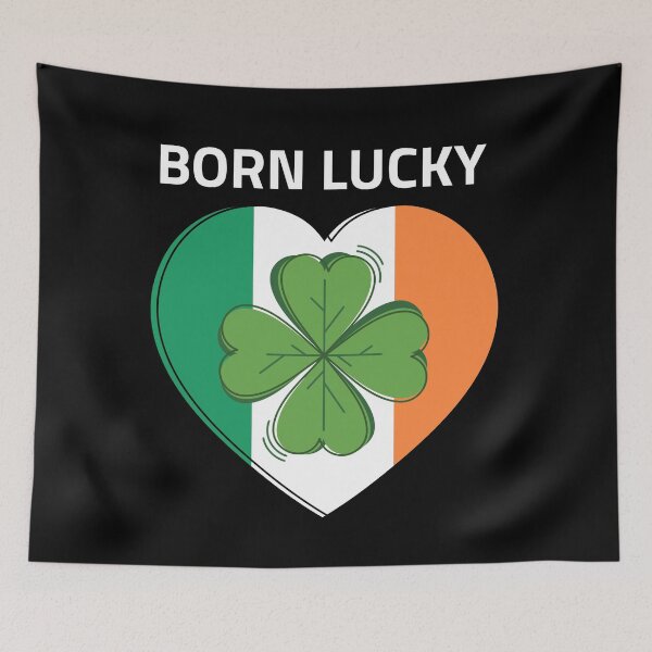 Item preview, St. Patricks Day 2021 Born Lucky designed and sold by joabaj.