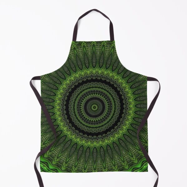 Item preview, Green kaleidoscopic fractal designed and sold by greentiger1.