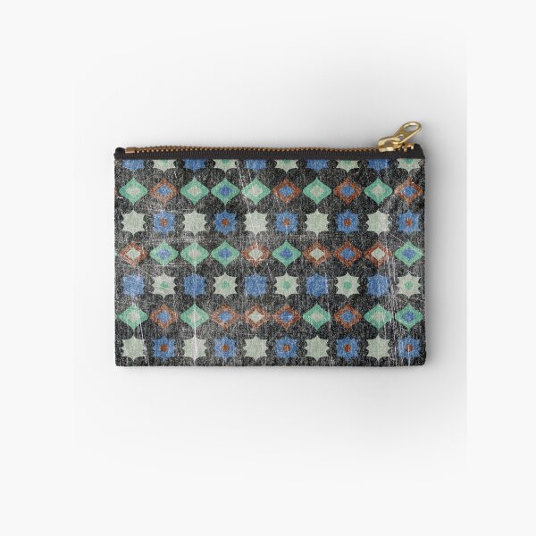 Item preview, Retro pattern old geometrical grunge textile print fabric background designed and sold by fuzzyfox.