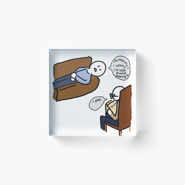 Item preview, I worry I'm not punk enough :(( designed and sold by plans-unstuck.