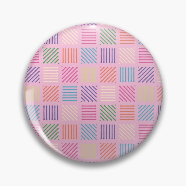 Item preview, Check pattern made of colorful stripes designed and sold by MarlowLoom.