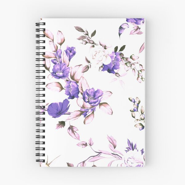 Item preview, Chinese rose, peony, wild flowers, pomegranate buds, poppy and humming bird around on white. designed and sold by StylePrints.