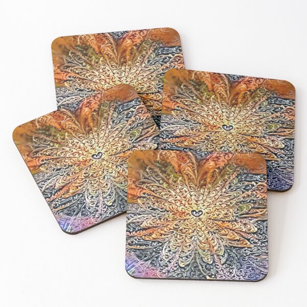 Item preview, Fractal Love Hearts Flowers Ancient Knowledge 010921dd12  designed and sold by Campbell Gallery.