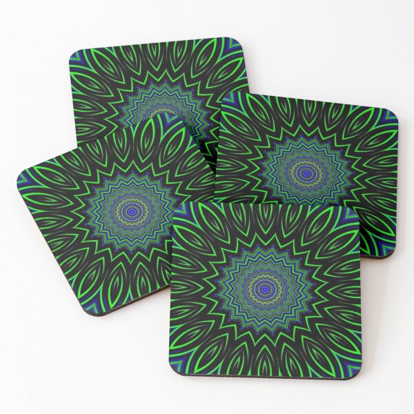Item preview, Green and blue kaleidoscope designed and sold by greentiger1.