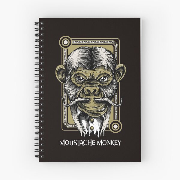 Item preview, Moustache Monkey  designed and sold by BeardedTree.