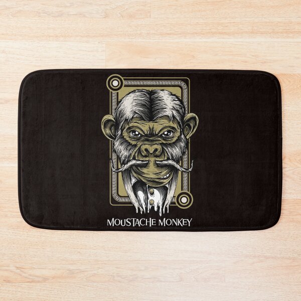 Item preview, Moustache Monkey  designed and sold by BeardedTree.