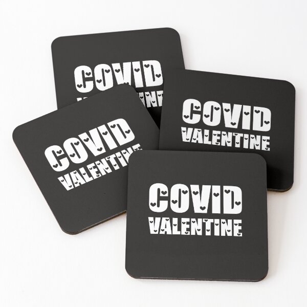 Item preview, Covid Valentine Black designed and sold by DamaliePierre.