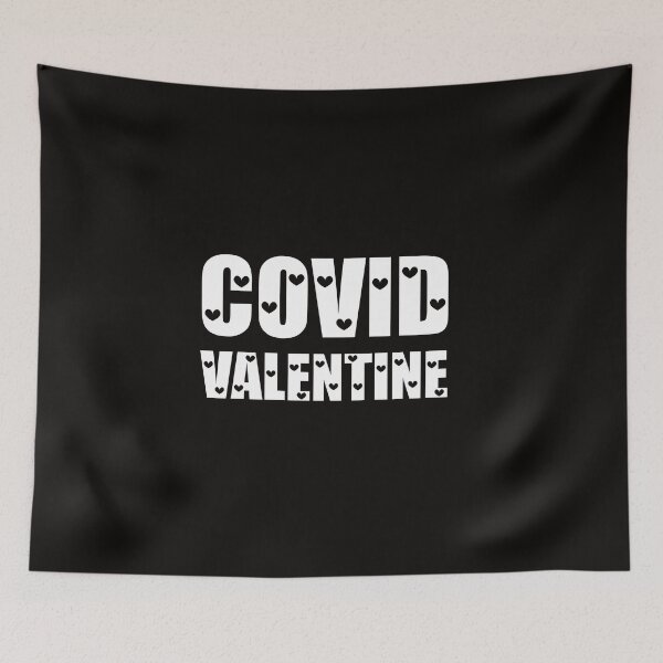 Item preview, Covid Valentine Black designed and sold by DamaliePierre.