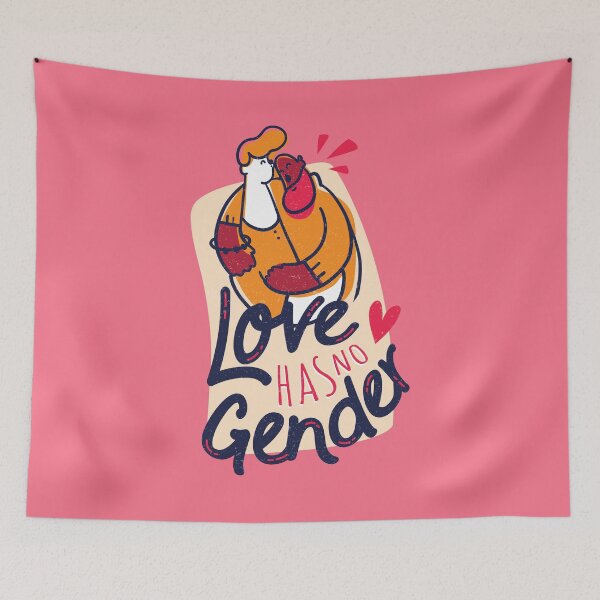 Item preview, Love has no gender equal rights designed and sold by Piztees.