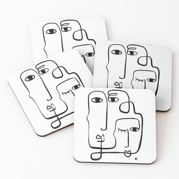 Item preview, Abstract Faces designed and sold by Tinteria.