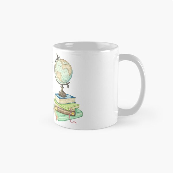 Item preview, Watercolor Books, World Globe and a flying Robin designed and sold by Antigone Damigou.