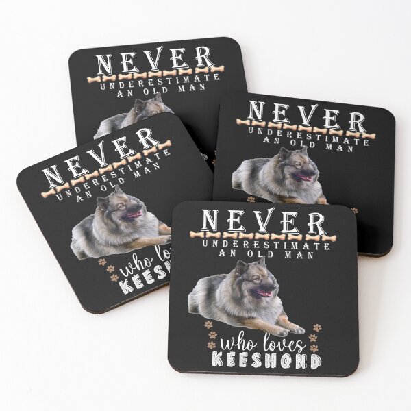 Item preview,  Never underestimate an old man who loves Keeshond designed and sold by . JustBeUnique ..