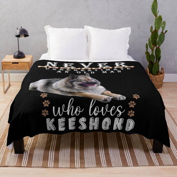 Item preview,  Never underestimate an old man who loves Keeshond designed and sold by . JustBeUnique ..