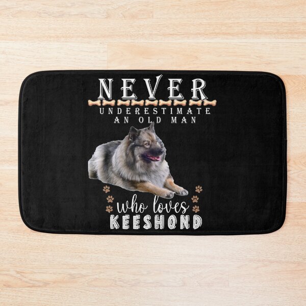 Item preview,  Never underestimate an old man who loves Keeshond designed and sold by . JustBeUnique ..