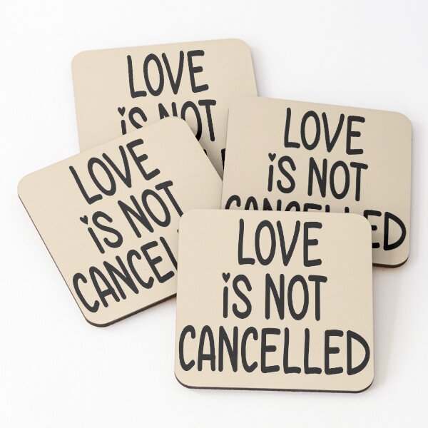Item preview, LOVE IS NOT CANCELLED LOVE 2021 Valentine day designed and sold by hmgrafi36.