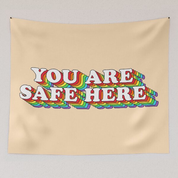 Item preview, You are safe here designed and sold by Statim.