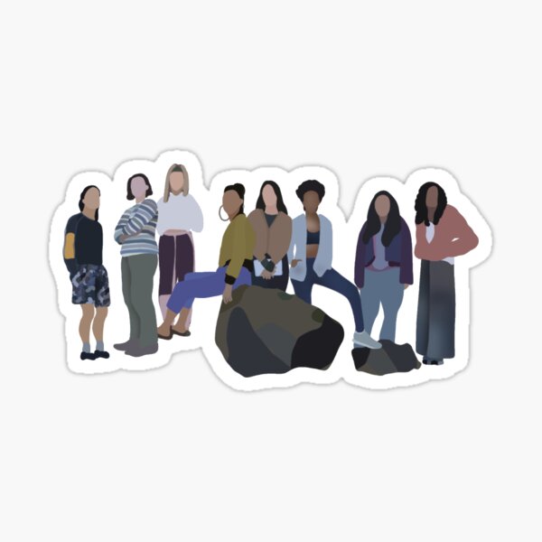 The Wilds Characters Sticker Sticker