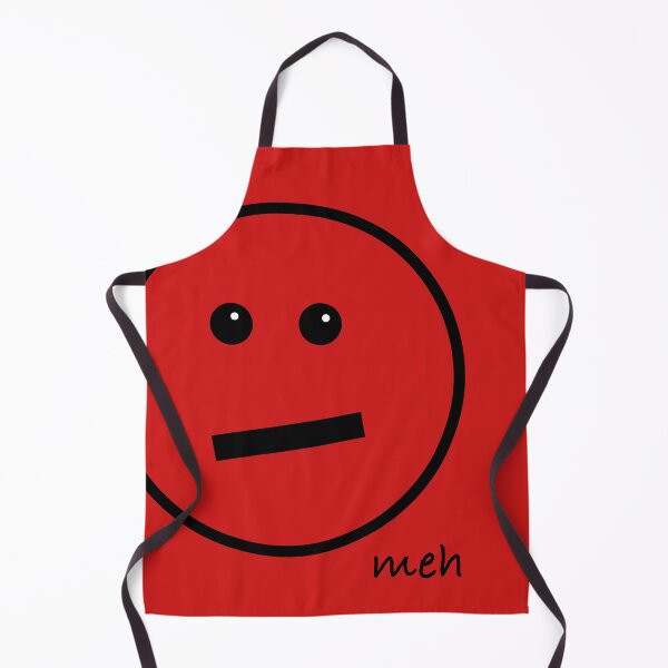 Item preview, Meh Face - Oversized on Red designed and sold by Whoopsidoodle.