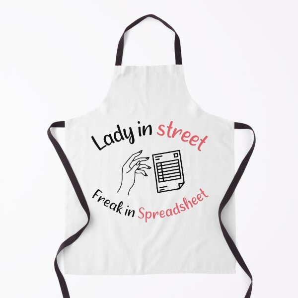 Item preview, Lady In The Street Freak In The Spreadsheet Funny Accounting valentine's day gift for women shirt, auditor Mugs, Accountants Stickers Tax season Gift designed and sold by Eddyed.