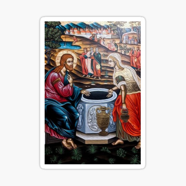 The Samaritan Woman - Jacobs Well Sticker