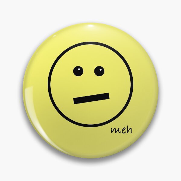 Item preview, Meh Face - Oversized on Yellow designed and sold by Whoopsidoodle.