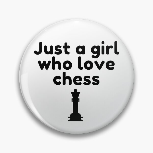 Item preview, Just a girl who loves chess designed and sold by gloriasd14.