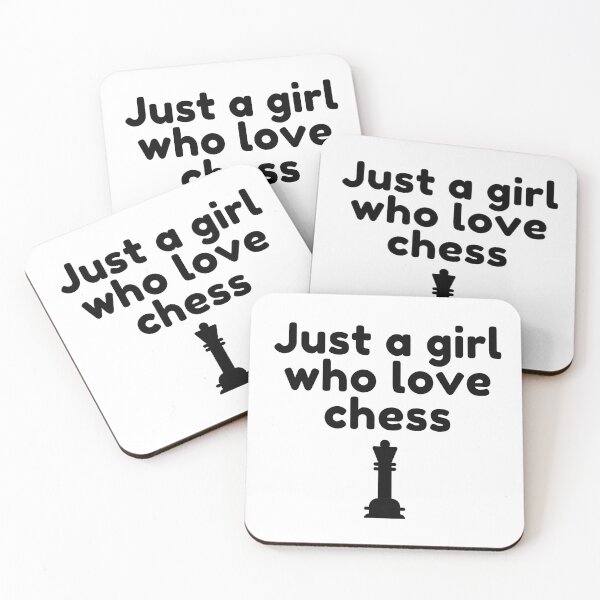 Item preview, Just a girl who loves chess designed and sold by gloriasd14.