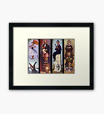 Haunted mansion all character Framed Print