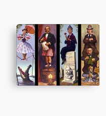 Haunted mansion all character Canvas Print