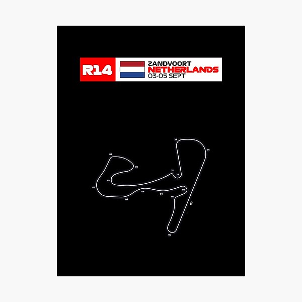 Item preview, Dutch Grand Prix Calendar Formula Race Car Circuit Name 2021 designed and sold by OnlyPrint20.