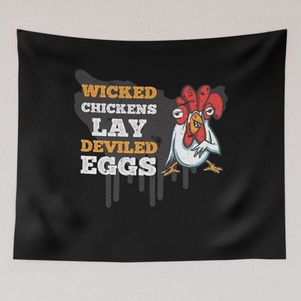 Item preview, Wicked chickens lay deviled eggs designed and sold by Svetiik.