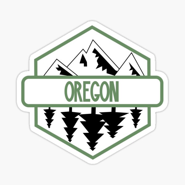 Item preview, Oregon Tree/Mountian Badge designed and sold by lawjfree.