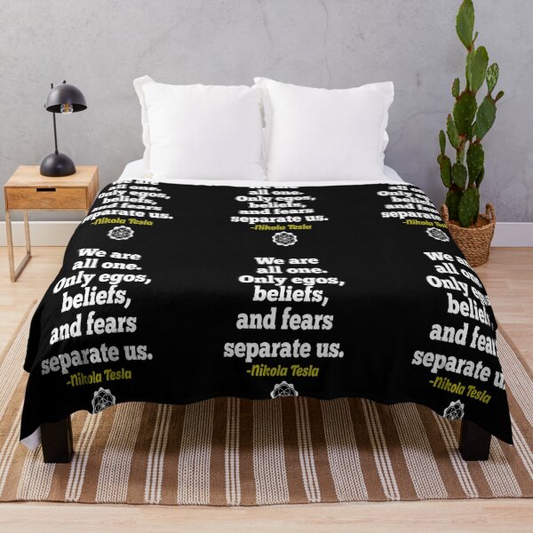 Item preview, We Are All One. Only Egos, Beliefs, and Fears Seperate Us Nikola Tesla designed and sold by Earthchild8888.