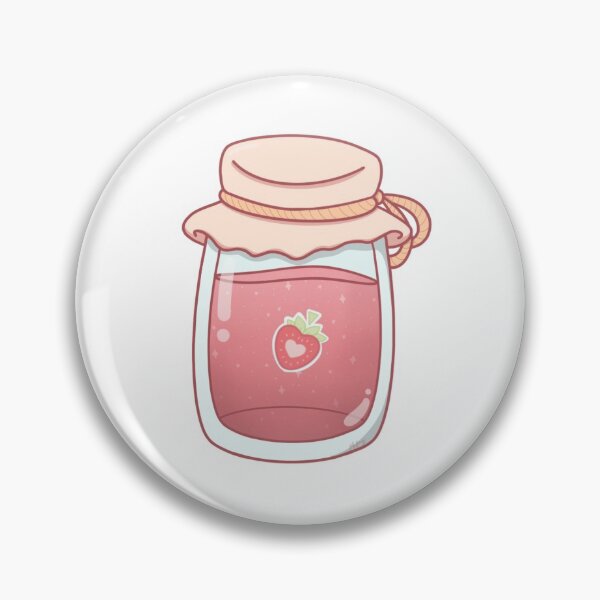 Item preview, Strawberry Jam Sticker  designed and sold by Milk Tea Art Studio.