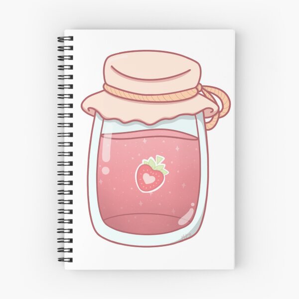 Item preview, Strawberry Jam Sticker  designed and sold by Milk Tea Art Studio.