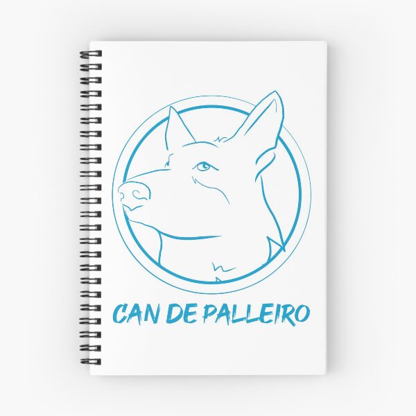 Item preview, Can Palleiro head Circle calligraphic letter filled white / blue designed and sold by Fulgenl.