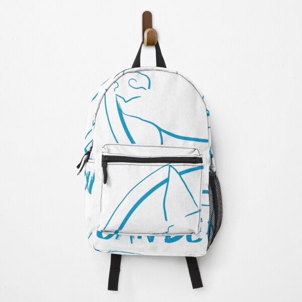 Item preview, Can Palleiro head Circle calligraphic letter filled white / blue designed and sold by Fulgenl.