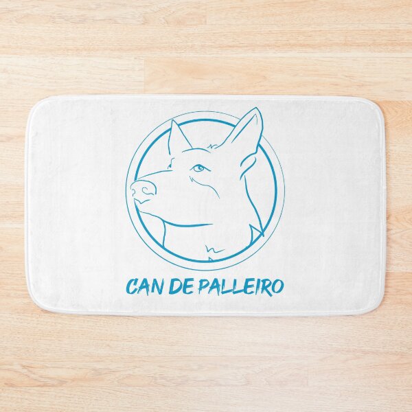 Item preview, Can Palleiro head Circle calligraphic letter filled white / blue designed and sold by Fulgenl.