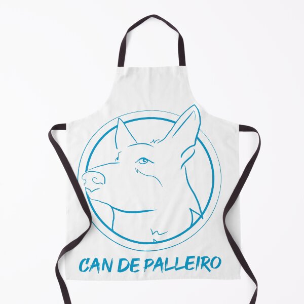 Item preview, Can Palleiro head Circle calligraphic letter filled white / blue designed and sold by Fulgenl.