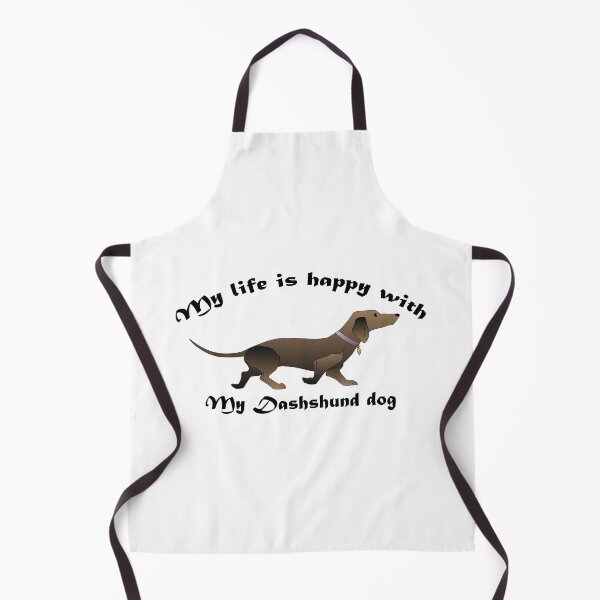 Item preview, My life is happy with my dachshund dog designed and sold by merchfun2.