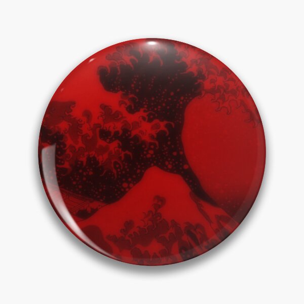 Item preview, Great Wave off Kanagawa - RED designed and sold by vulkx-store.